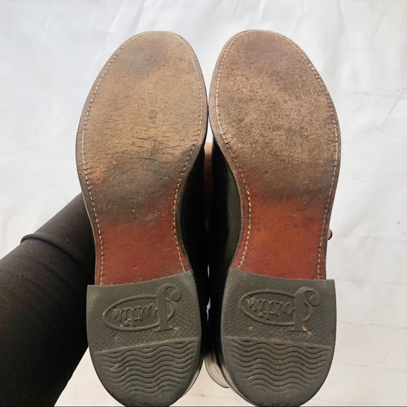 [Justin] mens leather roper boots 5.5 B - Picture 7 of 11